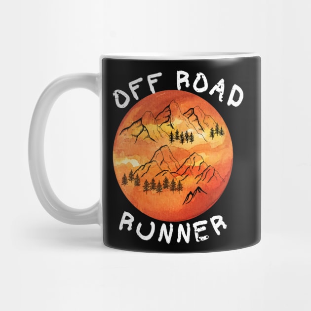 OFF Road Runner Marathon Running Mommy by Funky Mama